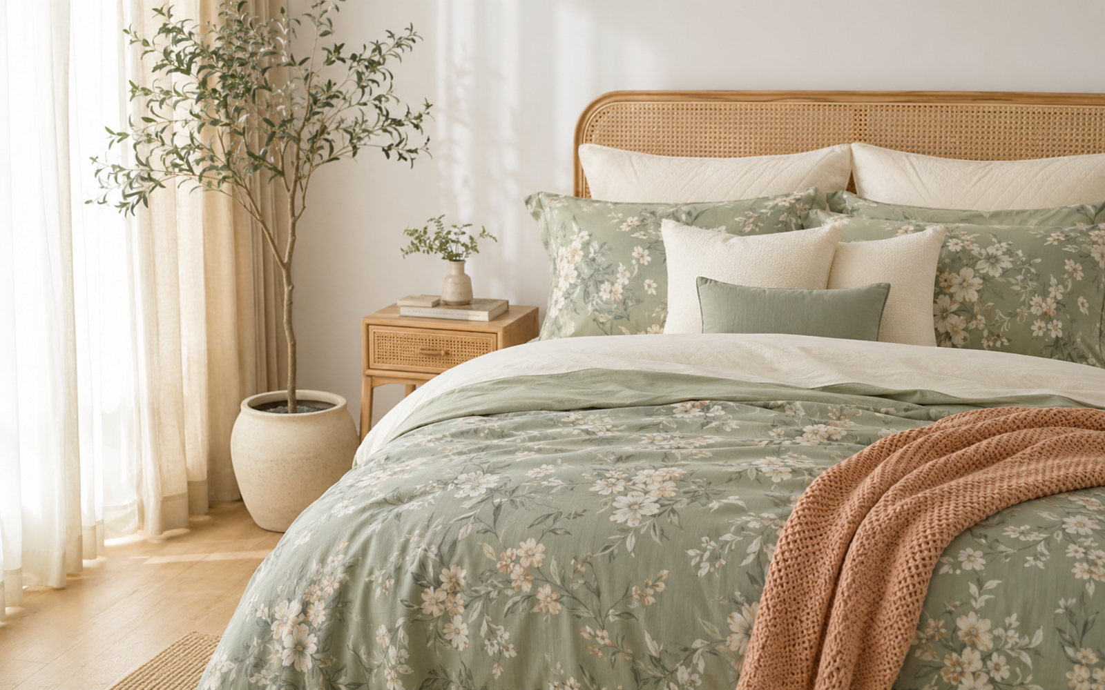 Kamar tidur nyaman dengan produk Sprei Outlet
